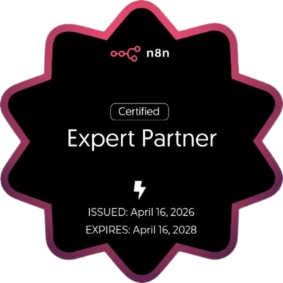 Zertifizierter n8n Expert Partner